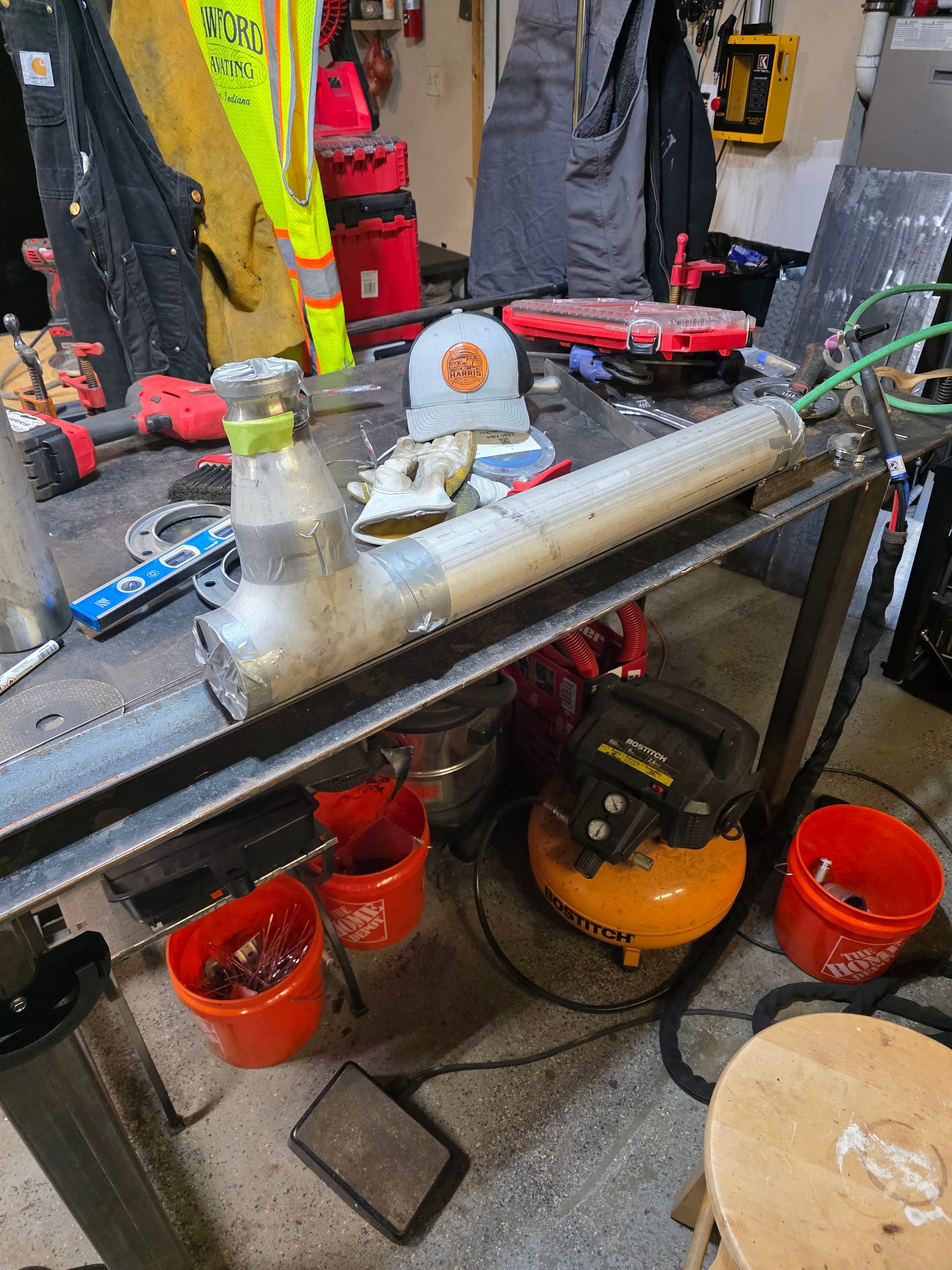 Stainless Piping Fabrication for a Liquid Chemical Semi Trailer