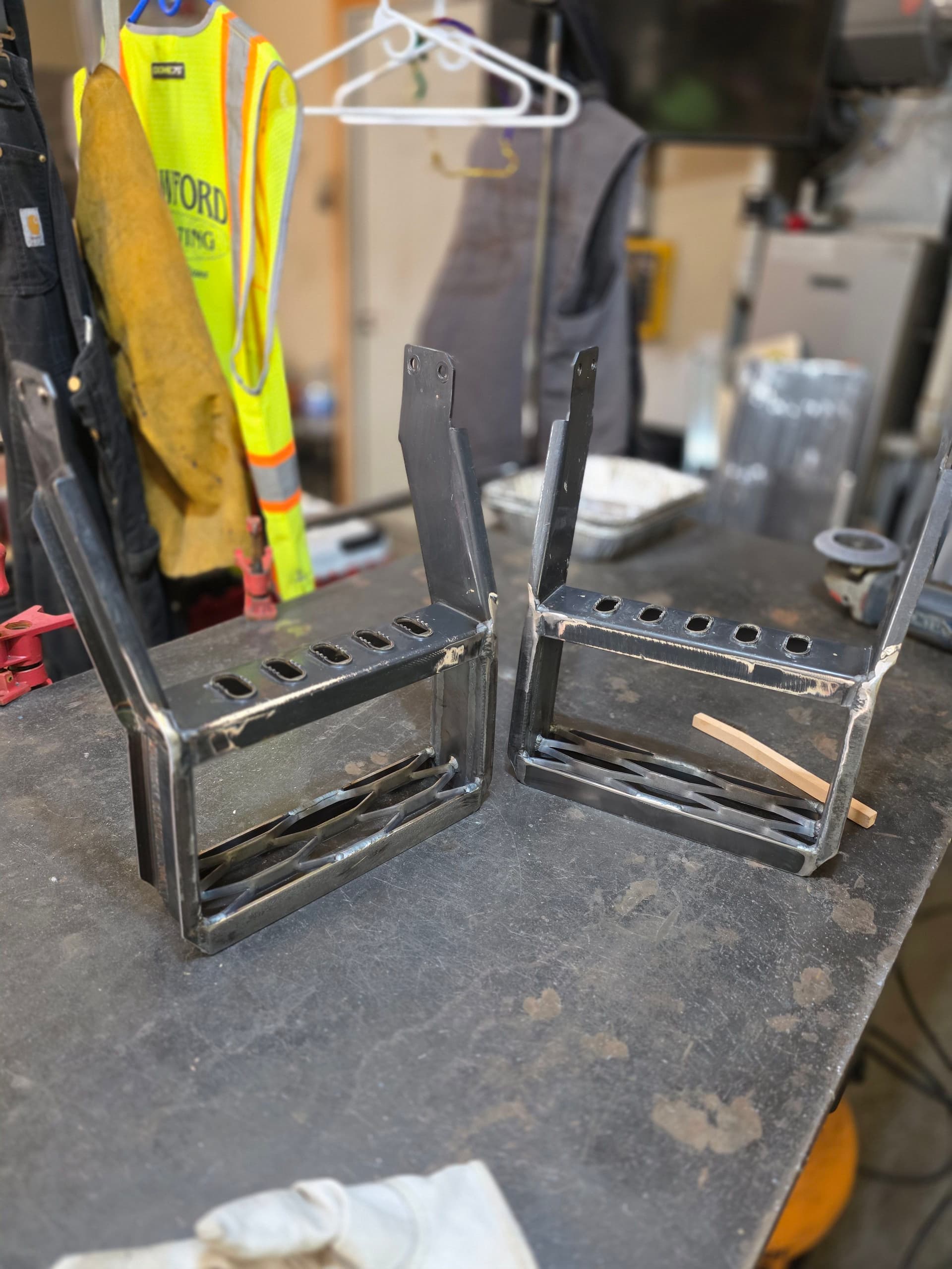 Custom Welded Step Added to a Yard Tractor for Safer Access