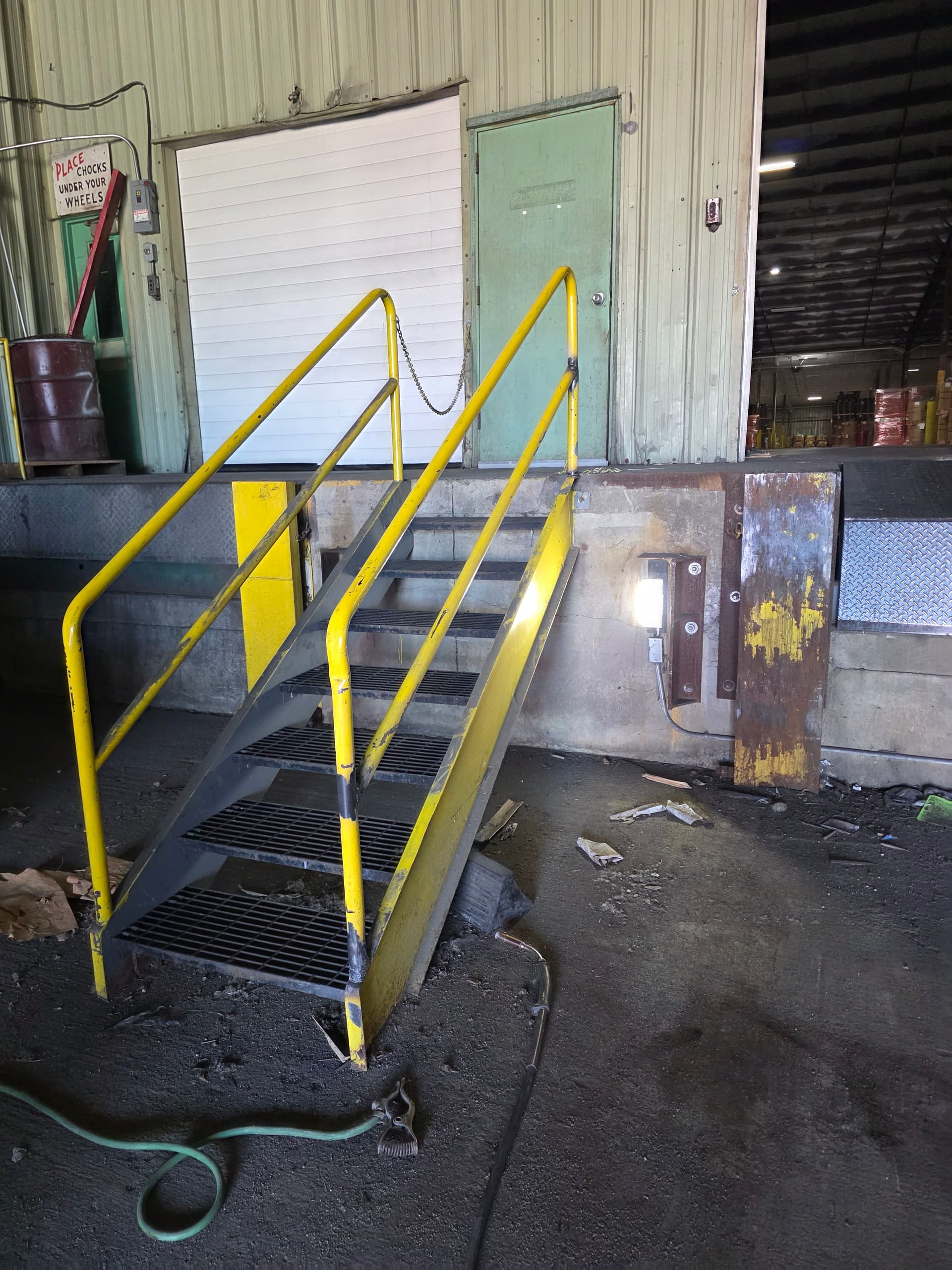 Gallery photos for Loading Dock Stair Railing Welding Repair After Truck Impact: Image #6